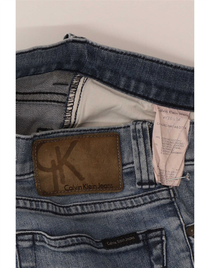 Calvin Klein Jeans Homme Slim W28 L34 Bleu Coton