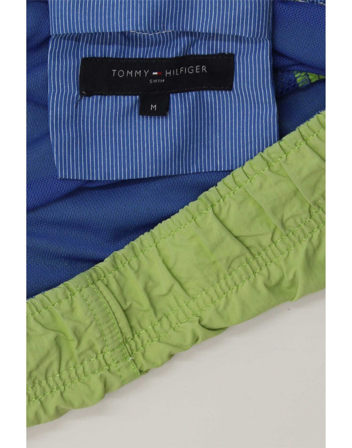 Tommy Hilfiger Short de Bain Homme Vert Moyen Polyester