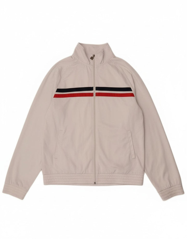 Fila Hommes Survêtement Top Veste 2XL Blanc Rayé Polyester