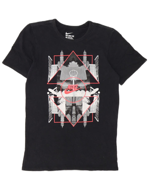 Nike T-shirt graphique coupe athlétique pour homme, petit, noir