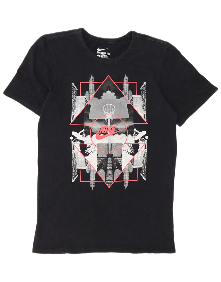 Nike T-shirt graphique coupe athlétique pour homme, petit, noir