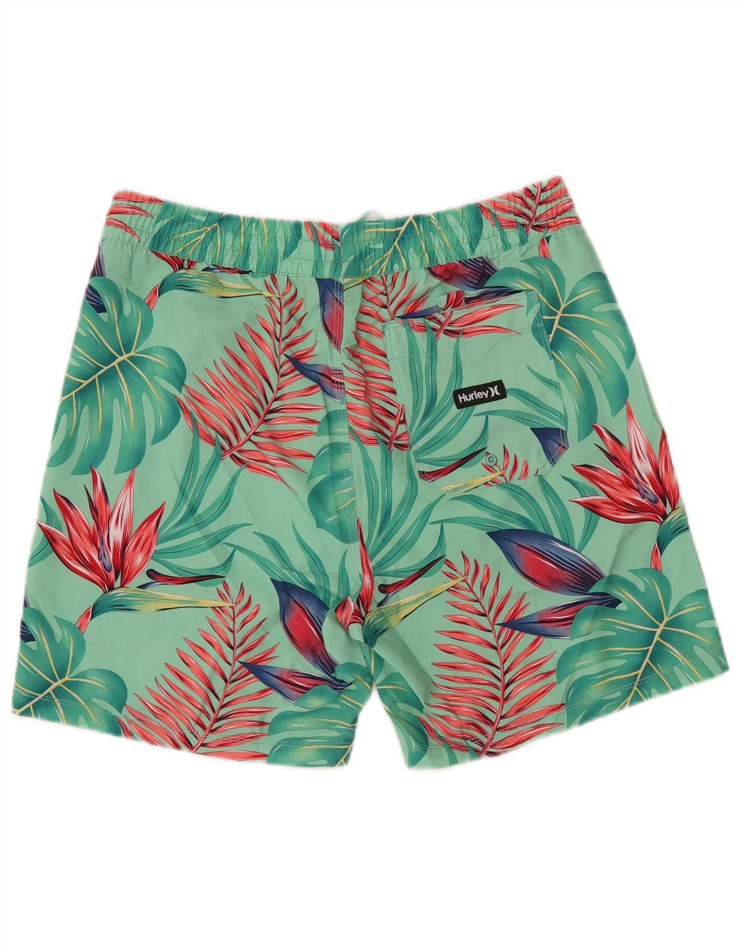 HURLEY Short de Bain Homme Vert Moyen Floral Polyester