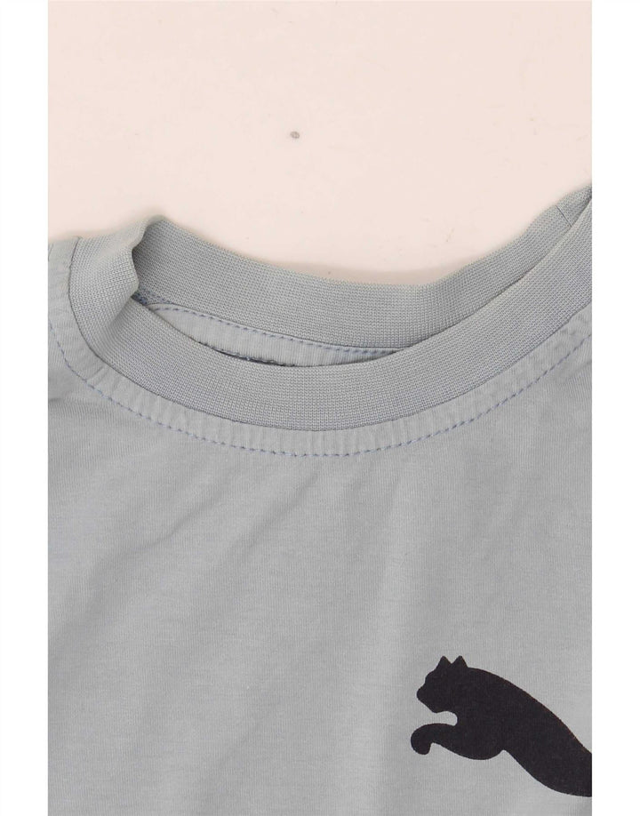Puma T-Shirt Graphique Garçon 9-10 Ans Gris
