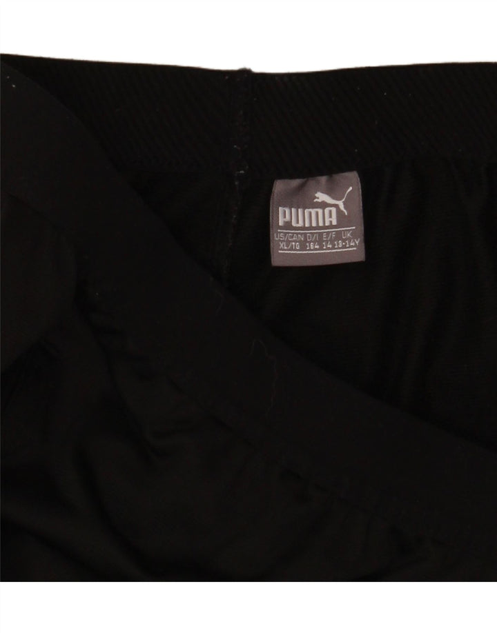 PUMA Pantalon de survêtement garçon 13-14 ans noir