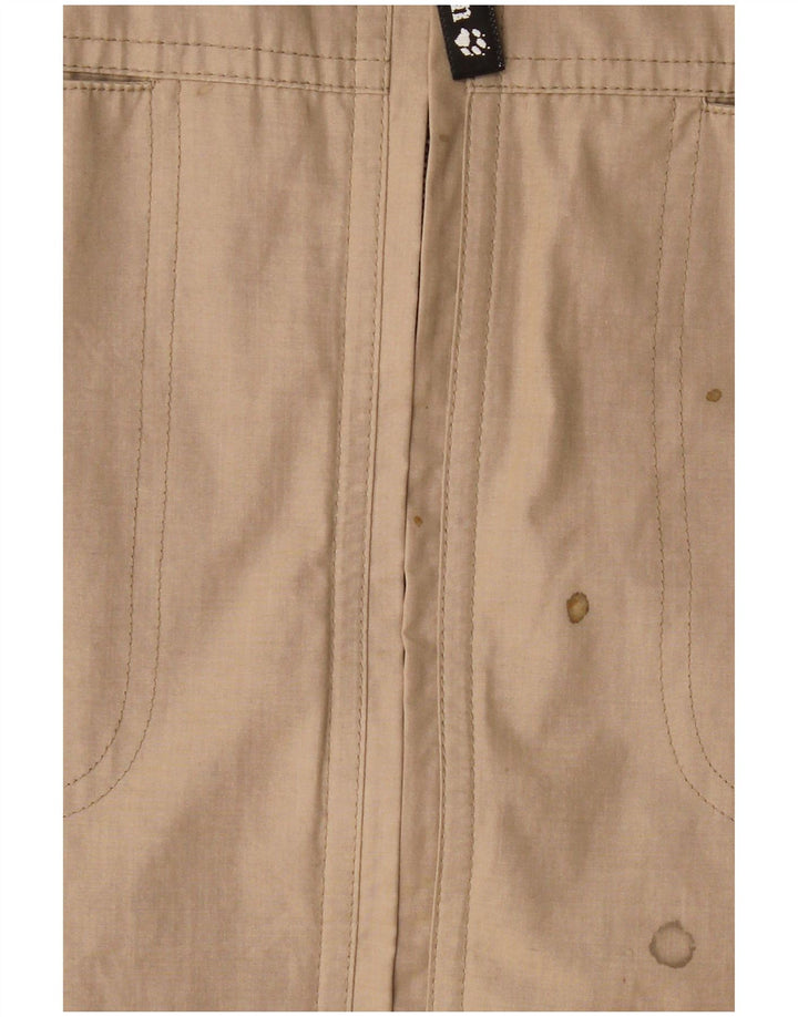 Jack Wolfskin Veste utilitaire pour homme UK 42 XL Kaki Polyester