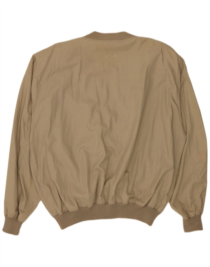 Veste Bomber Homme Vintage UK 42 XL Beige