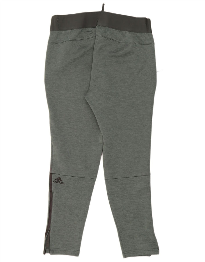 Adidas Pantalon de survêtement pour femme UK 14 Large Vert Polyester
