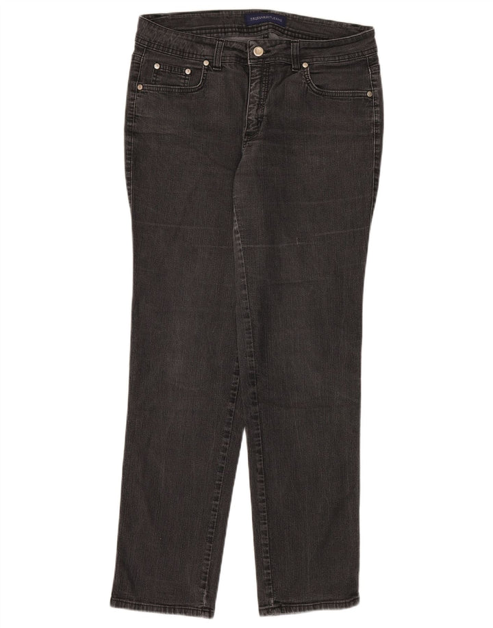 Trussardi Femme Jean Droit W31 L30 Gris