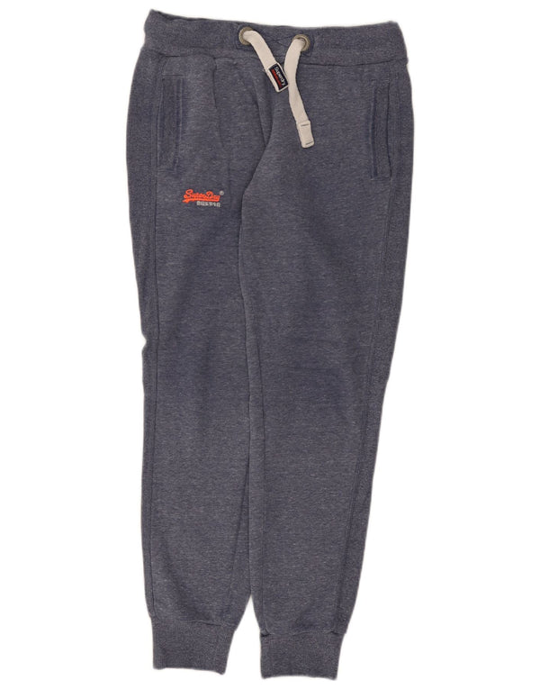 Superdry Pantalon De Survêtement Slim Fit Joggers Small Bleu Moucheté Homme