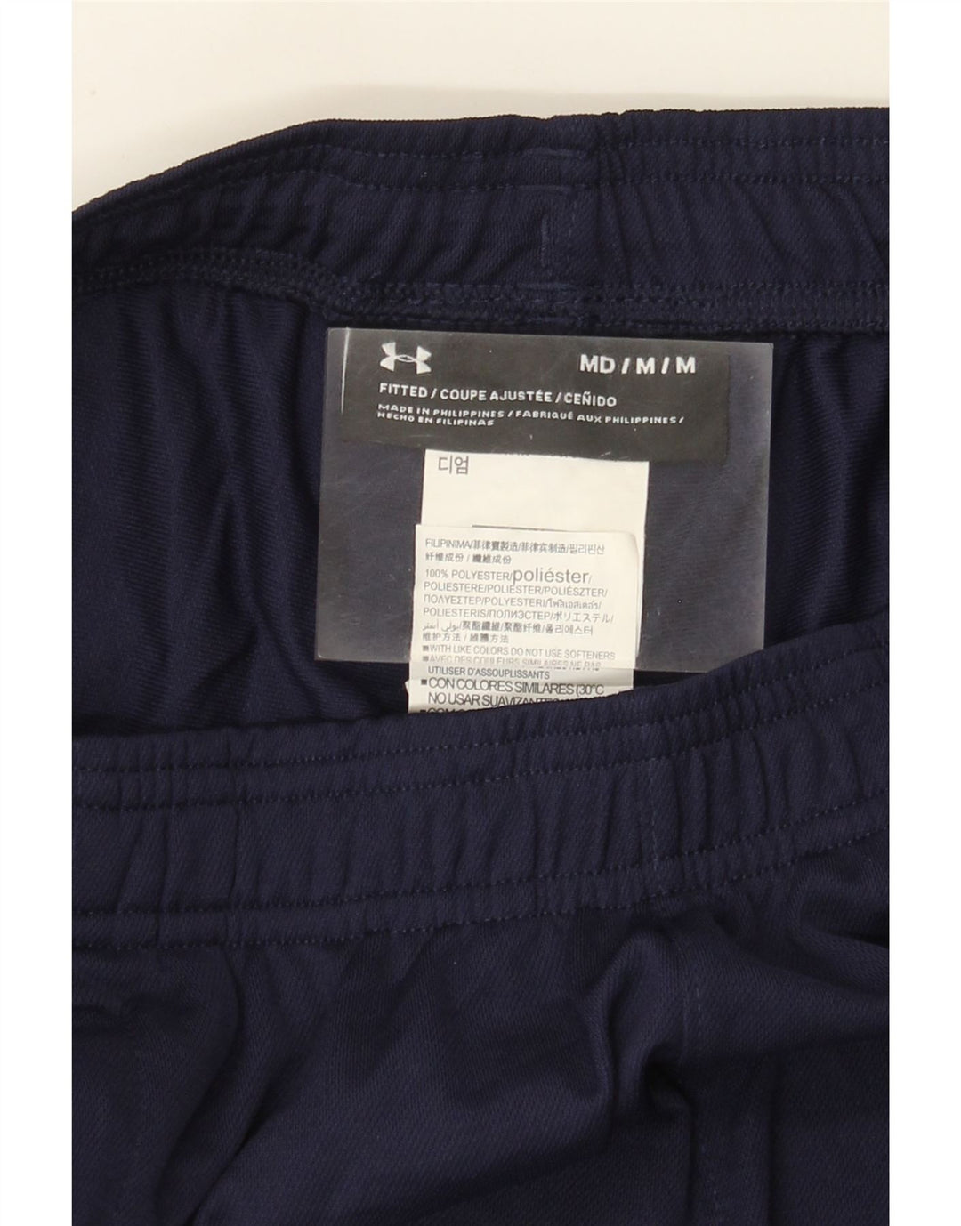Under Armour Pantalon de Survêtement Fitted Homme Bleu Marine Moyen Polyester