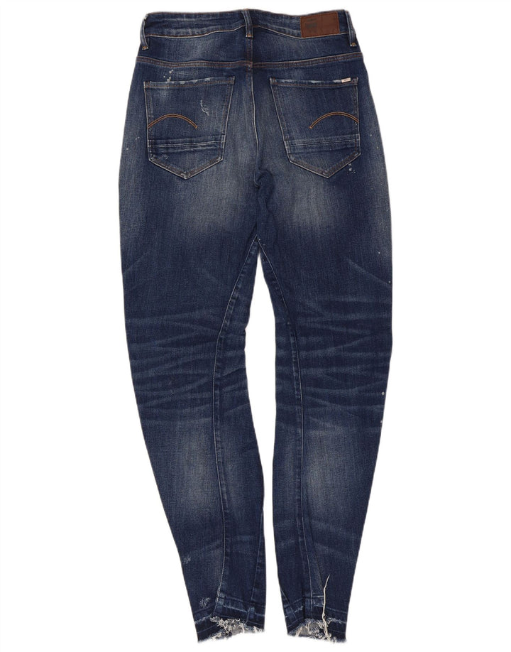 G-Star Jean slim effet vieilli W24 L32 en coton bleu pour femme
