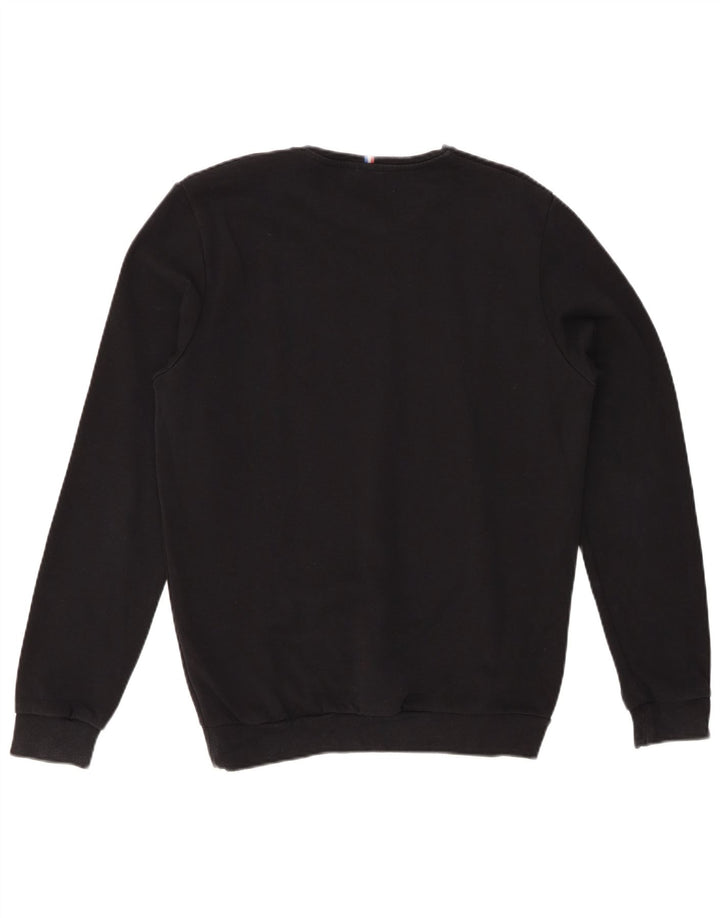 LE COQ SPORTIF Pull Sweatshirt Homme Noir Moyen Coton