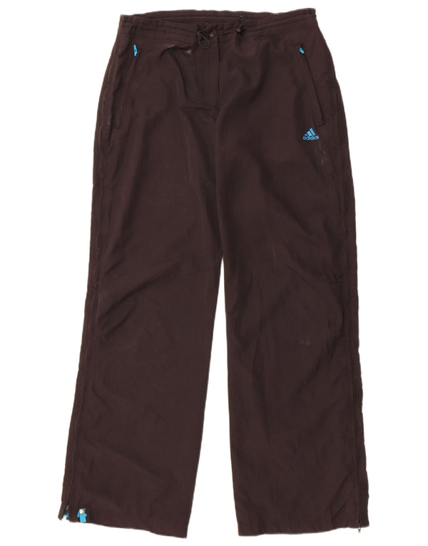 Adidas Pantalon de survêtement Clima Proof pour femme UK 14 Medium Noir Polyester