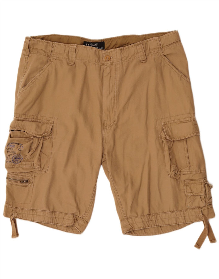 Brandit Short Cargo Homme 3XL W42 Coton Beige
