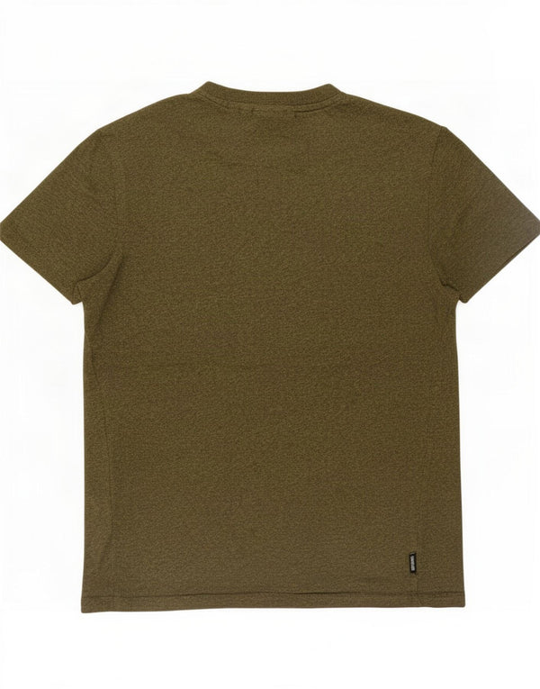 Superdry T-Shirt Homme Top Petit Kaki Coton