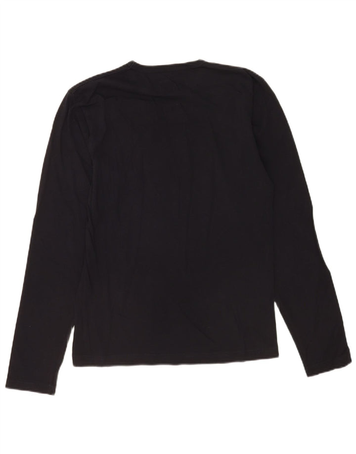 Helly Hansen Haut graphique à manches longues pour hommes, petit noir