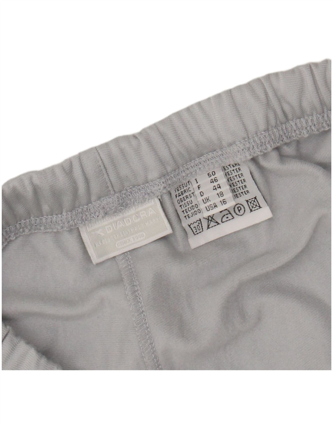 DIADORA Pantalon de Survêtement Femme UK 18 XL Gris Polyester