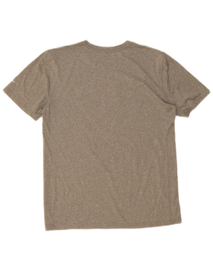 NIKE T-Shirt Dri Fit Graphic Homme Vert Moyen Moucheté