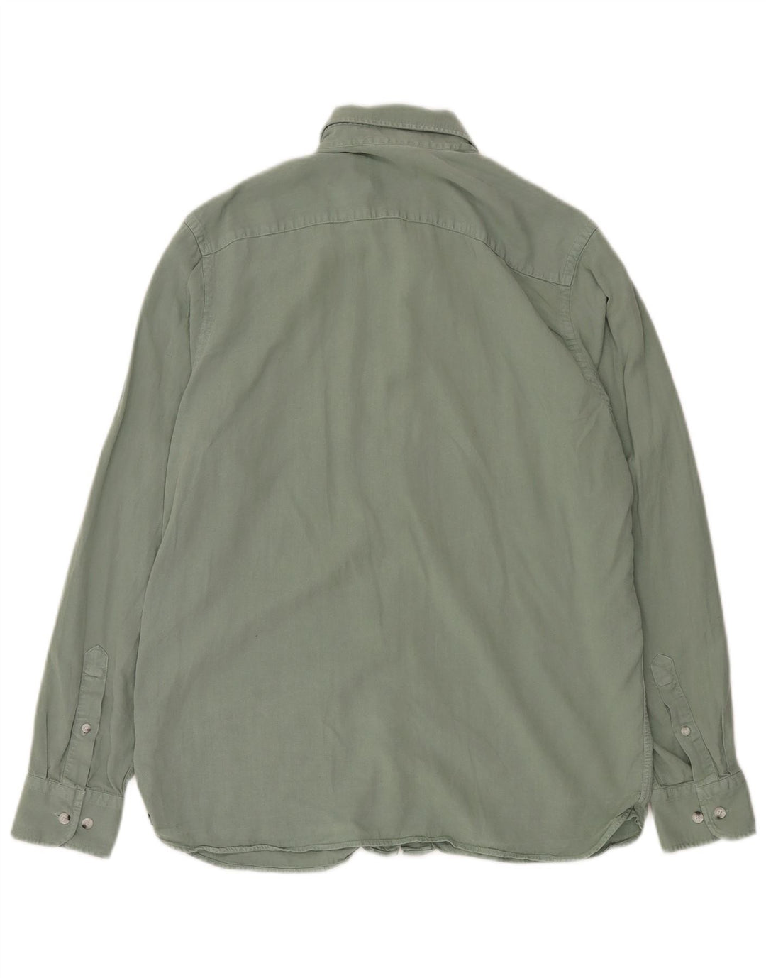 Calvin Klein Chemise Regular Fit Homme Vert Moyen Lyocell