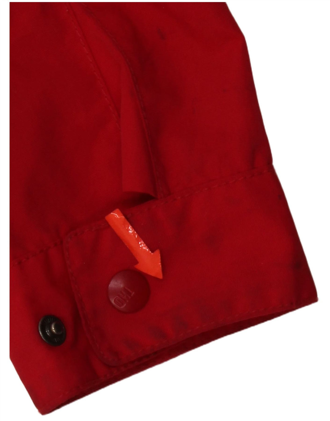 Tommy Hilfiger Veste Bomber Homme UK 36 Petit Nylon Rouge