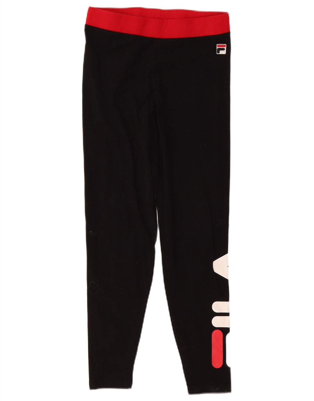 Fila Leggings graphiques pour femmes UK 8 petit coton noir