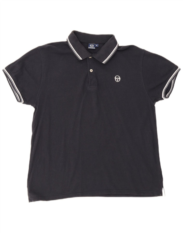 Sergio Tacchini Polo Homme Bleu Marine Moyen Coton