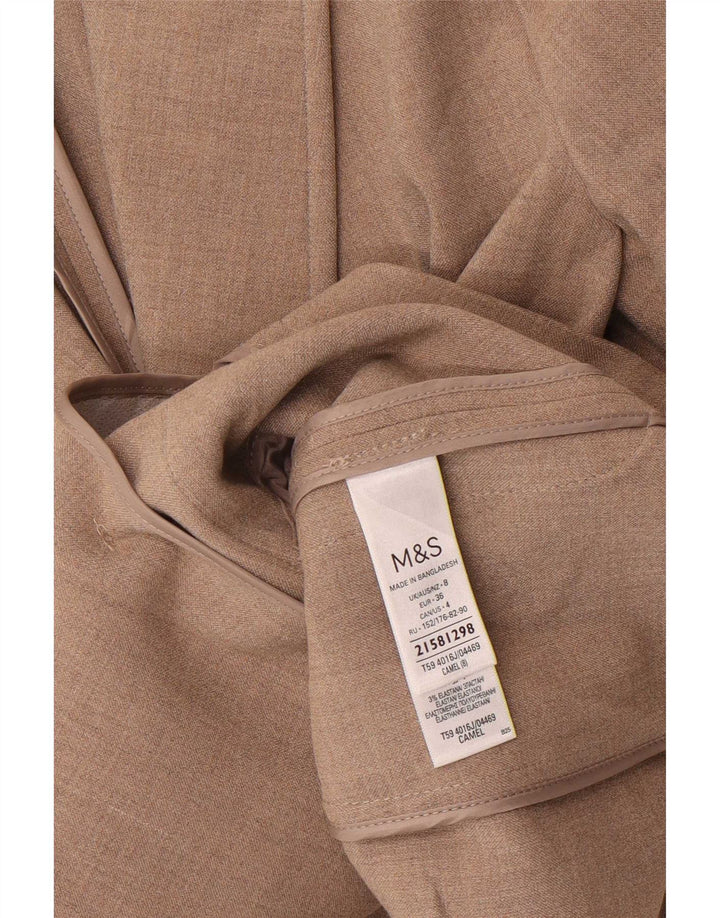 Marks & Spencer Veste blazer croisée pour femme UK 8 Small Beige