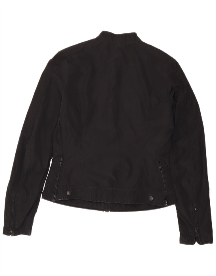 Blauer Veste utilitaire pour femme UK 14 Medium Noir Polyester