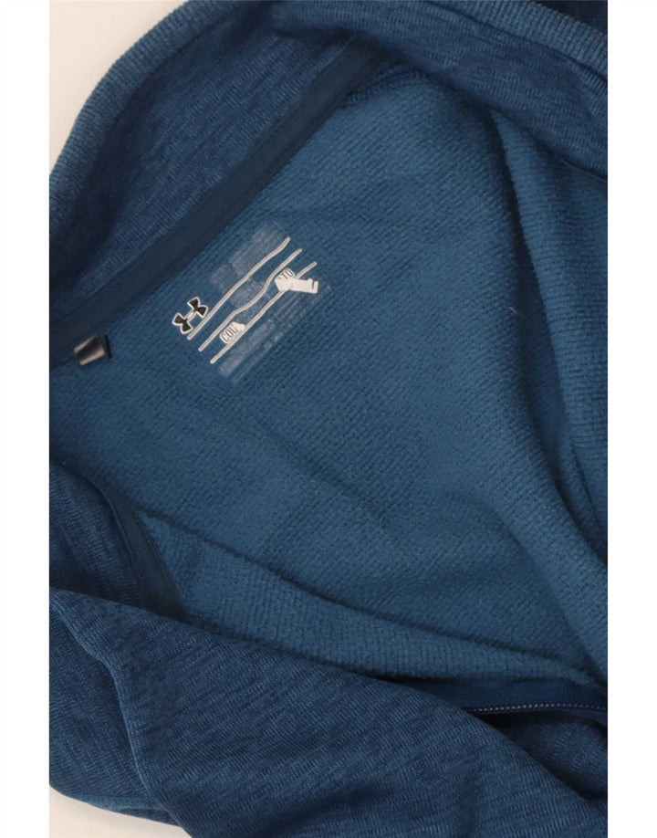 Under Armour Sweat-shirt à col zippé pour homme XL Bleu