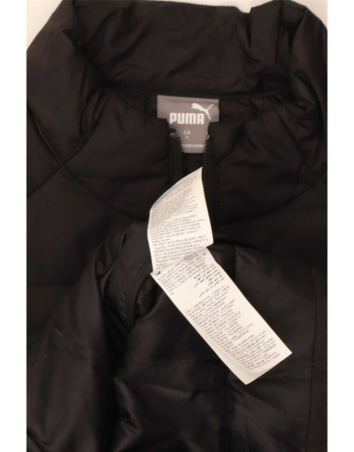 Puma Gilet rembourré pour homme UK 36 Small Noir Polyester