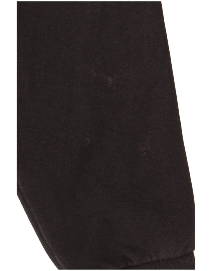 Adidas Sweat-shirt graphique pour homme en coton noir Taille L