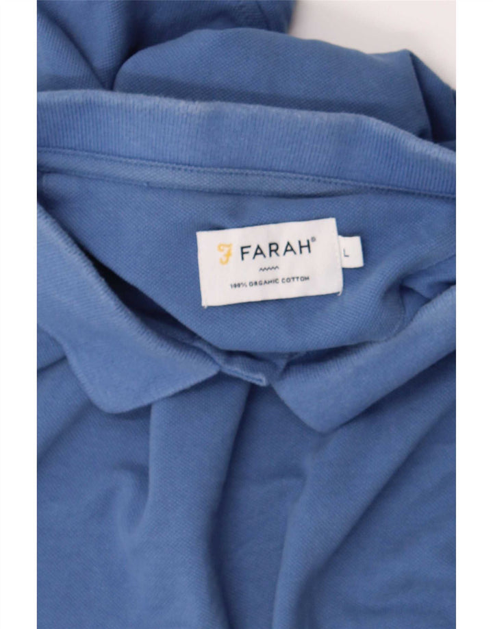 Farah Polo Homme Grand Bleu Coton