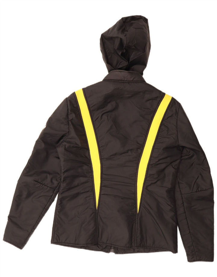 La Font Veste à capuche Racer pour homme UK 38 Medium Noir Colourblock Polyamide