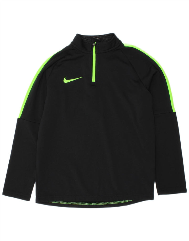 Haut de survêtement Nike Dri Fit pour garçon 8-9 ans, petit color block noir
