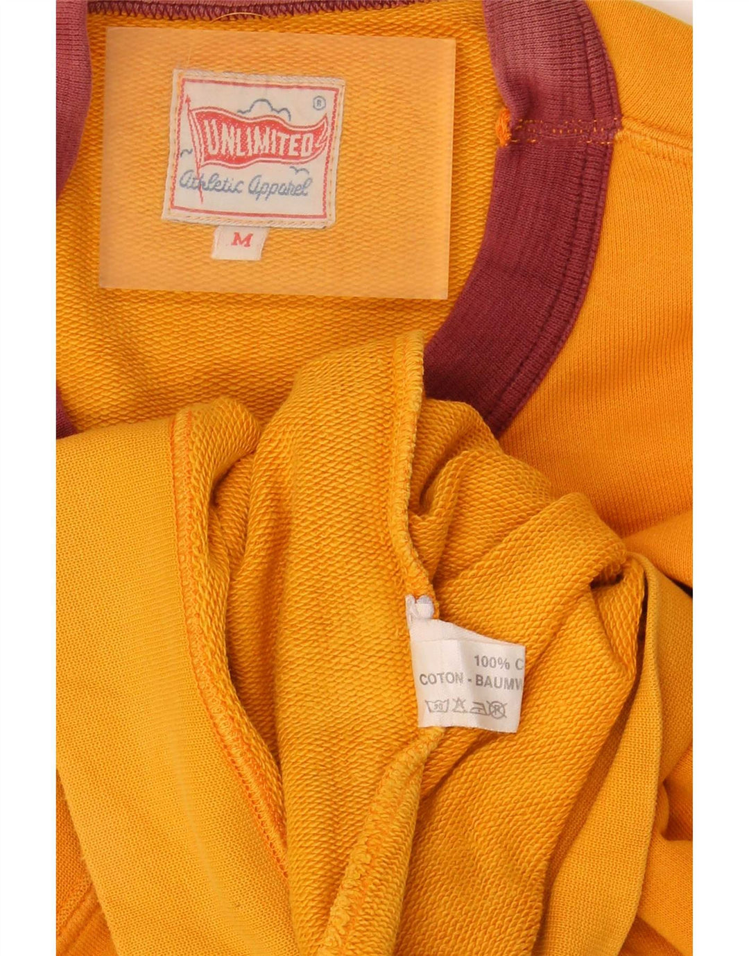 Unlimited Sweat-shirt à manches courtes pour homme Jaune moyen Colourblock
