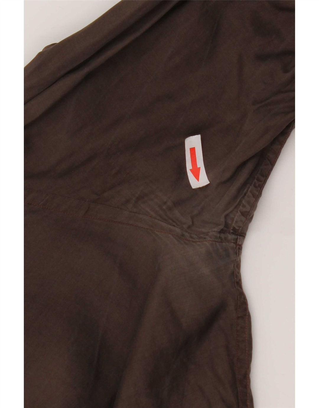 vintage Chemise Homme Taille 39 15 1/2 Brun Moyen