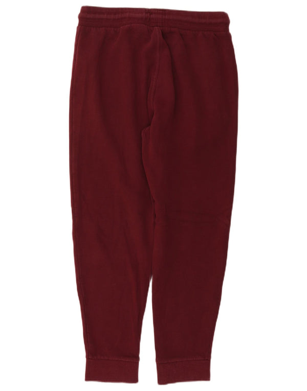 SUPERDRY Pantalon de survêtement graphique pour homme en coton bordeaux moyen