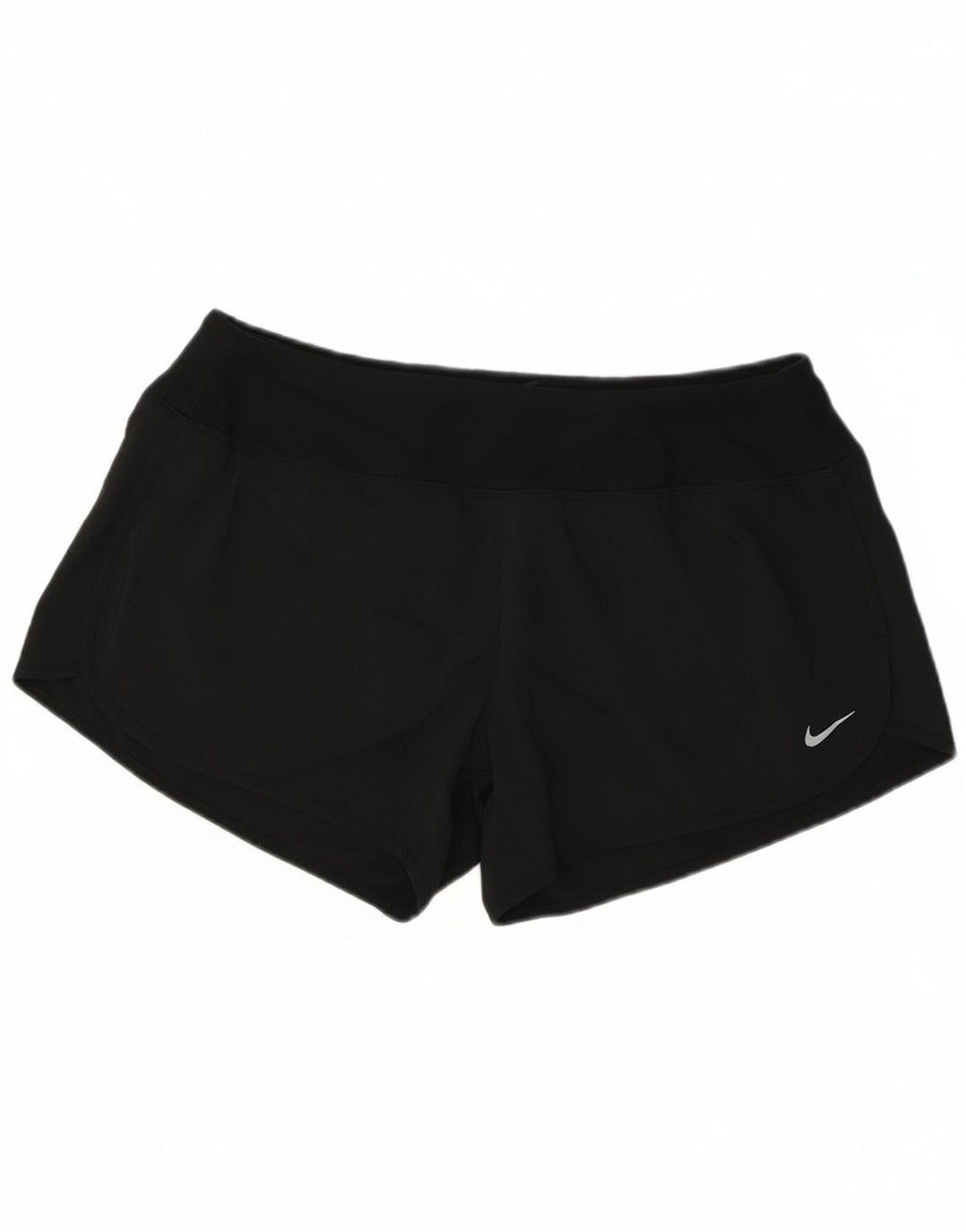 Nike Short de sport Dri Fit pour femme en polyester noir moyen