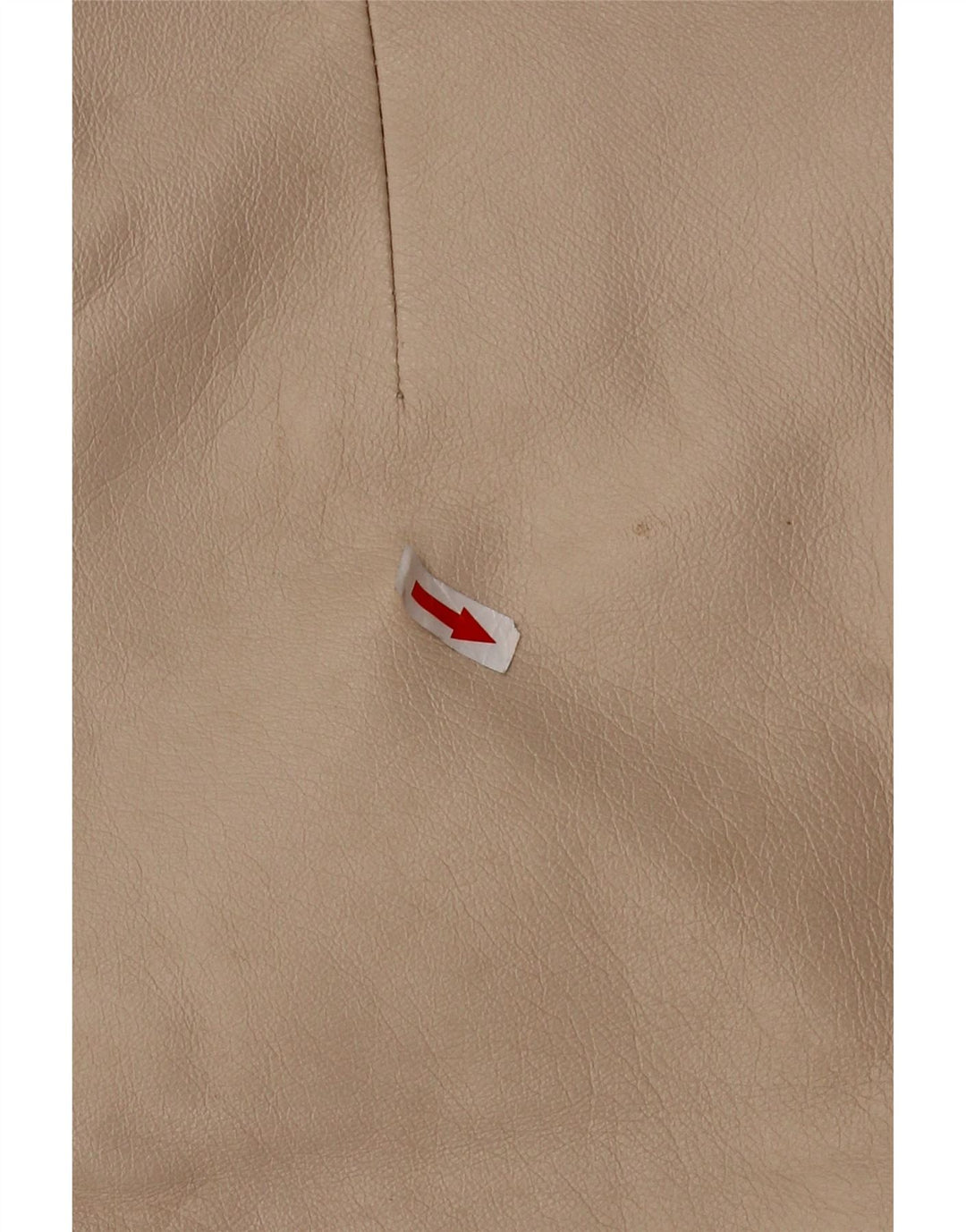 jupe en cuir femme vintage W30 Beige moyen
