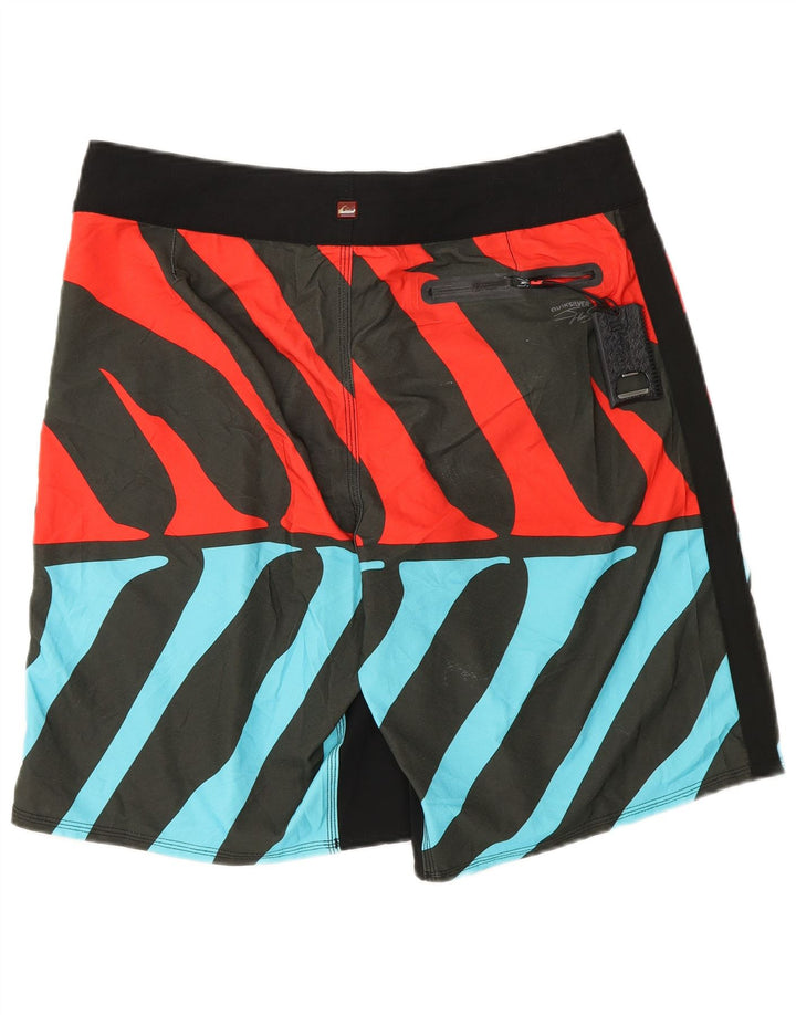 QUIKSILVER Short de Bain Homme Large Rayé Multicolore Polyester