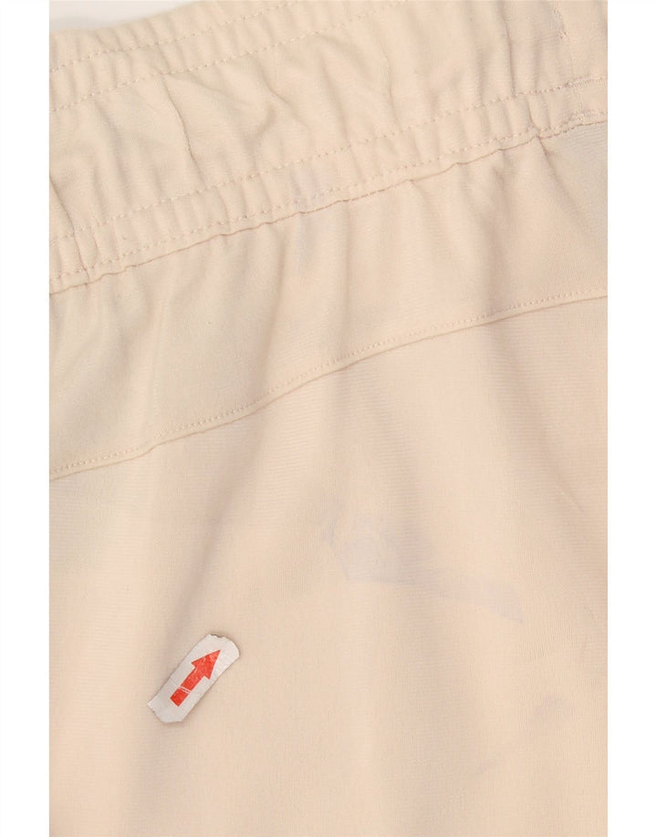 Adidas Pantalon de survêtement Capri pour femme UK 8/10 Petit Beige Polyester