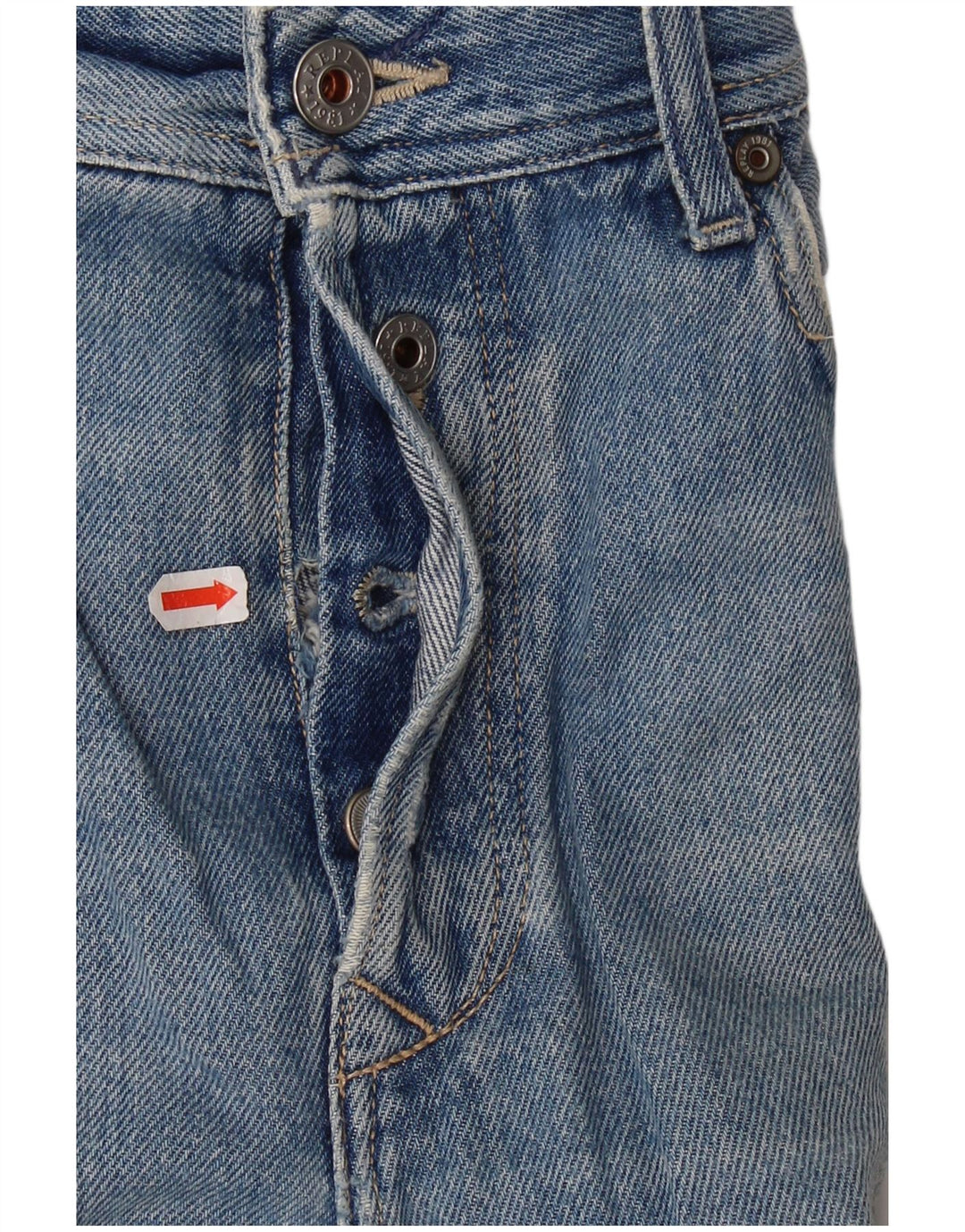 REPLAY Jean Slim 901 Effet Déchiré W33 L34 Bleu Coton Homme