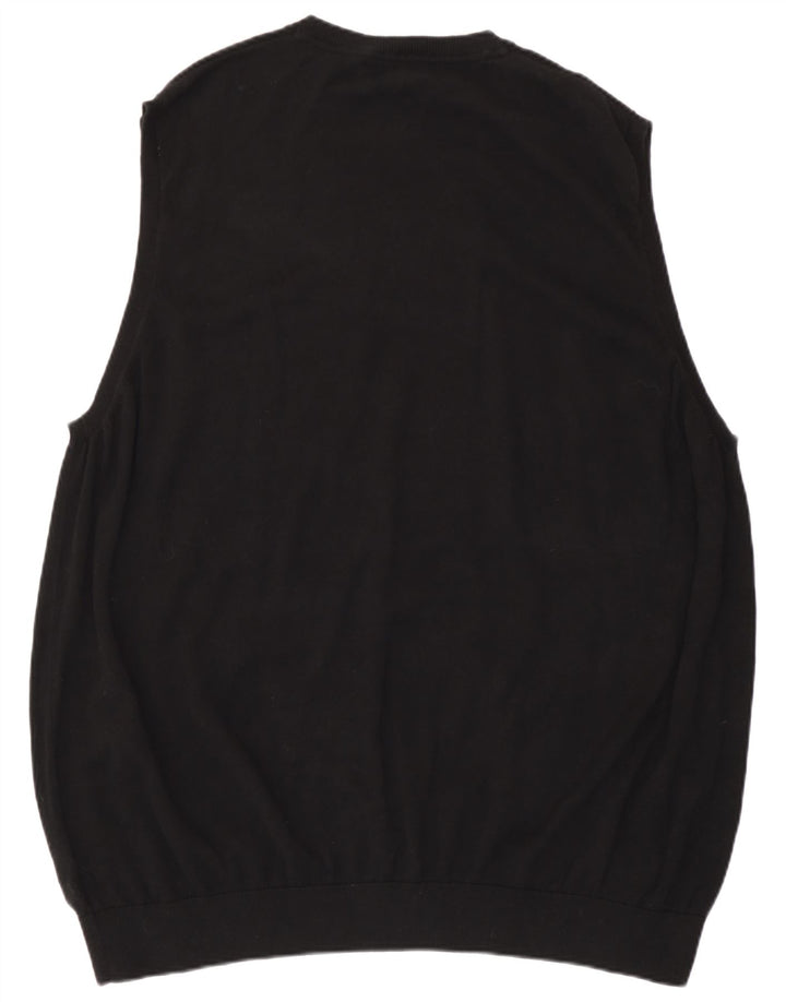 Marks & Spencer Débardeur pour homme en coton noir 4XL