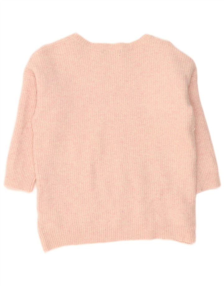 Marks & Spencer Pull col bateau pour femme UK 14 Rose moyen