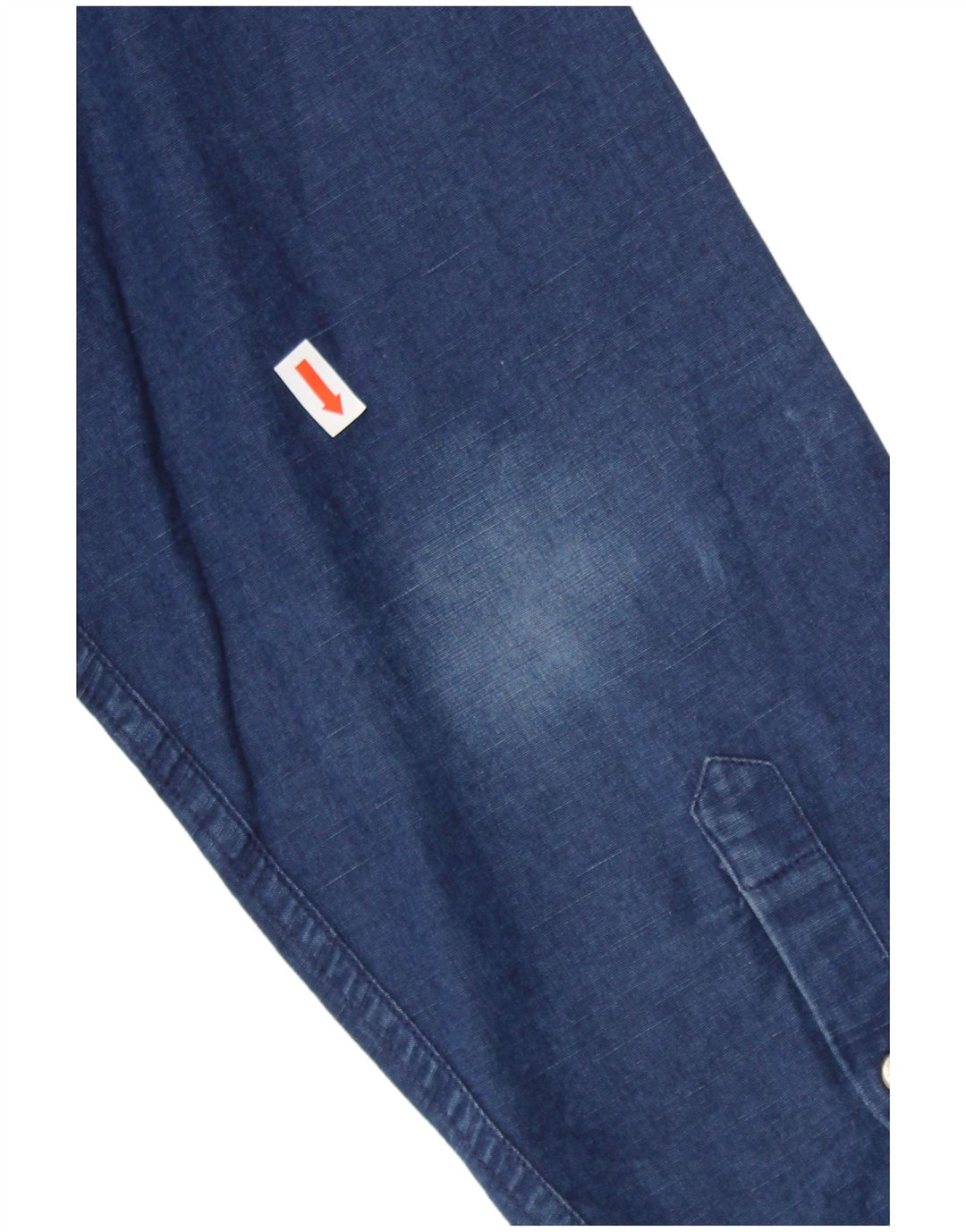 SUPERDRY Chemise en jean coupe classique pour homme 3XL Bleu marine Coton