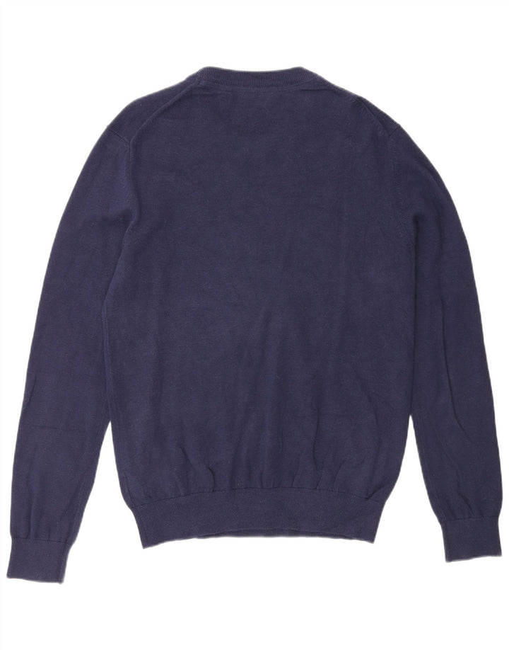 Izod Pull Col Rond Homme Bleu Marine Moyen Coton