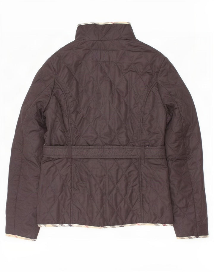 Burberry Veste matelassée Fille 11-12 ans Noir Polyester