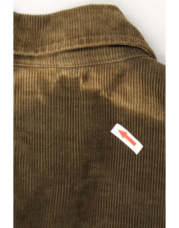 Gap Veste en velours côtelé pour homme UK 38 Coton kaki moyen