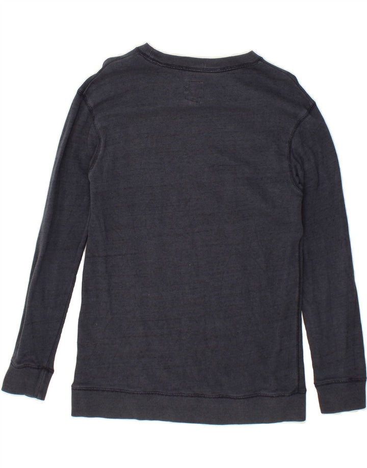 JACK WILLS Womens Sweatshirt Jumper UK 8 Small Navy Blue Vintage Jack Wills and Second-Hand Jack Wills from Messina Hembry 