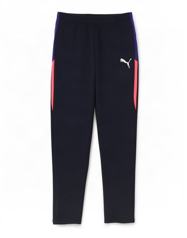 Puma Pantalon de Survêtement Garçon 13-14 ans Bleu Marine Colorblock Polyester